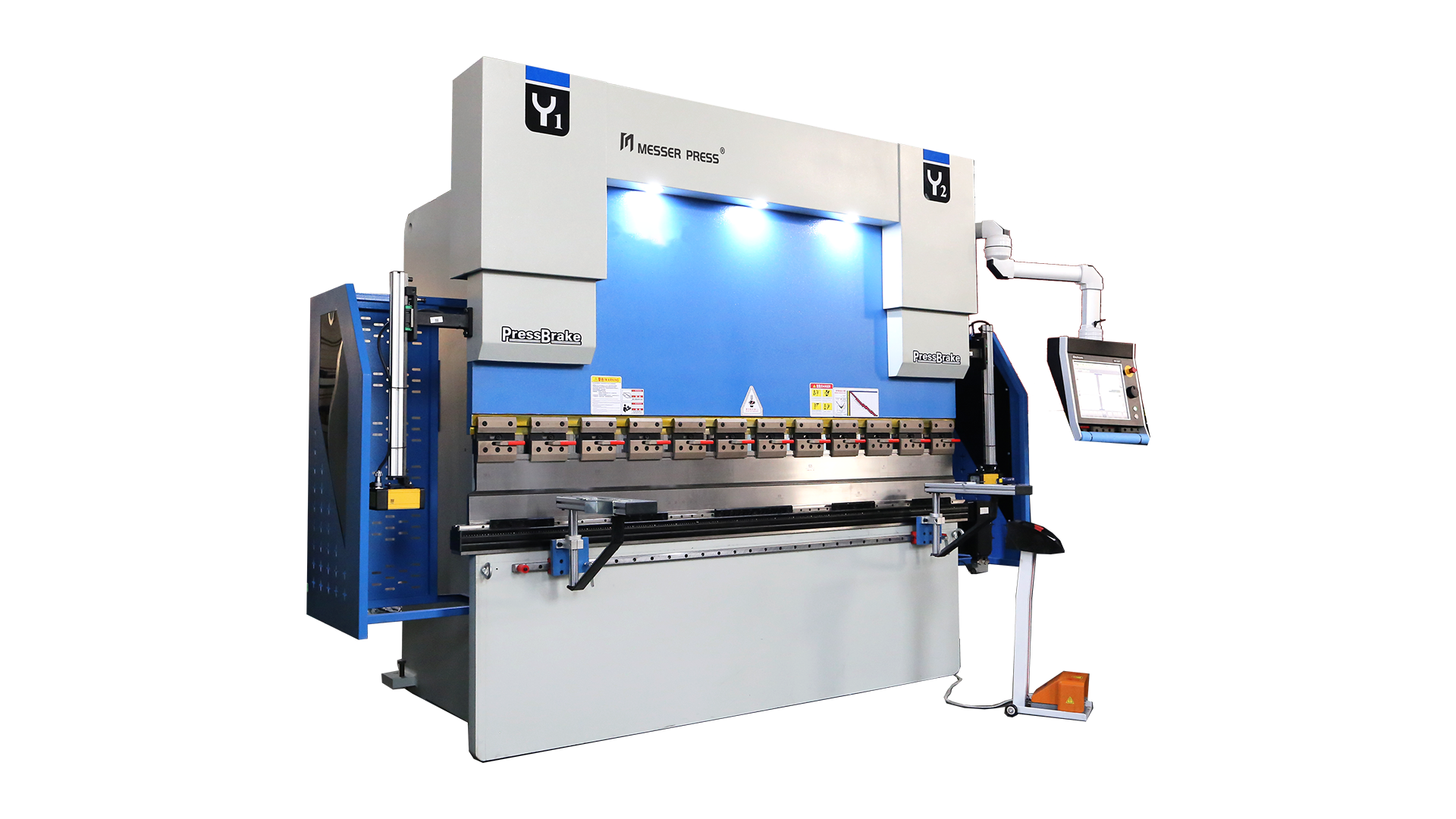 6 Axis 135T/3200 Hydraulic CNC Metal Press Brake Da66T 3D Controller